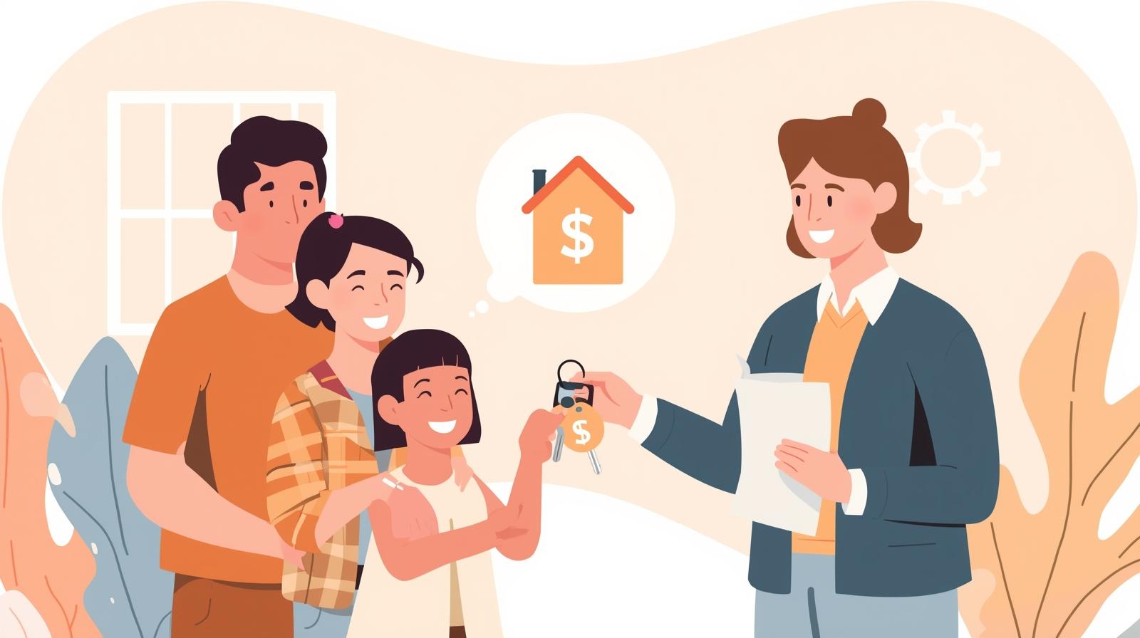 A checklist with key eligibility criteria highlighted, surrounded by a calculator and a coffee mug